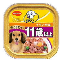 【月間特売】日本ペット　ビタワングー　11歳以上　チキン＆野菜　100g　G-8