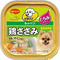 【月間特売】日本ペット　ビタワングー　鶏ささみ緑黄色野菜　とろみタイプ　キャベツ　100g　GT-5
