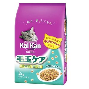 【月間特売】マース　カルカン　ドライ　成猫用　毛玉ケア　かつおとチキン味　2kg　KD23