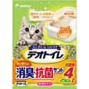ユニチャーム 1週間消臭・抗菌デオトイレ 飛び散らない消臭・抗菌サンド 4L