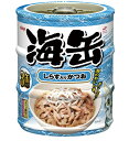 【送料無料】アイシア 海缶ミニ3P しらす入りかつお 60g×3缶×★24個★【ケース販売・目隠し梱包不可】 UMK3-12