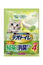 【送料無料】ユニチャーム 1週間消臭・抗菌デオトイレ 飛び散らない緑茶成分入り・消臭サンド 4L×★8個★【ケース販売・目隠し梱包不可】