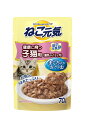 【月間特売】ユニチャーム　ねこ元気　総合栄養食 健康に育つ子猫用 (〜12ヶ月) まぐろ入りかつお 70g