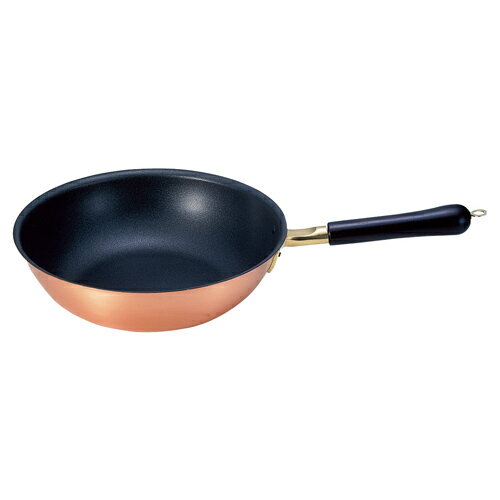 純銅フッ素いため鍋28cmおいしさと健康を考えるなら銅の鍋につきます