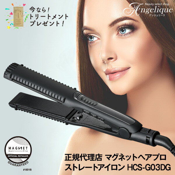 【正規品 あす楽 延長保証あり】クレイツ マグネットヘアプロ ストレートアイロン HCS-G03DG | ホリスティックキュア クレイツ ヘアアイロン ヘアーアイロン ストレートアイロン 巻き髪 コテ アイロン カール カールアイロン ヘアコテ コテヘアアイロン ストレート ヘア