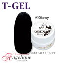 【ティージェル】ディズニーデザイン T-GELコレクション カラージェル D009 アブソリュートブラック 4ml(×メール便不可)(美容/コスメ/ネイル/ジェルネイル/ネイル用品/ネイルカラー/ジェル/カラージェル/Disney/)::
