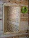 【ご注文製作】ライトオーク◇木製ミラー◇鏡◇(50×80cm)