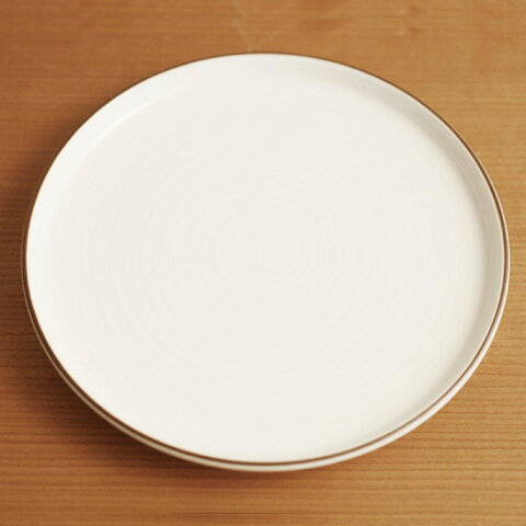 白山陶器　白磁千段（はくじせんだん）　5号　平皿