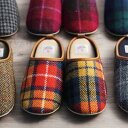 HARRIS　TWEED　（ハリスツィード）　ルームシューズ　（30％OFF）ハリス/ツィード/ルームシューズ/スリッパ　/アンジェ