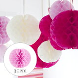 ペーパー ハニカムボール 30cm/Fabric mie
