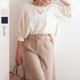 袖タック ブラウス cloche