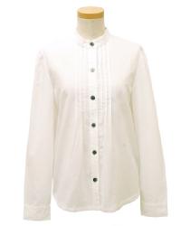 ca　oui　スタンドカラーブラウス　ホワイト