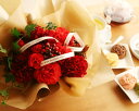 2011母の日　魔法のお花♪＆バラのフィナンシェ　（3種類のシアワセのトマト種つき。）(母の日/カーネーション/花束/アレンジメント/フラワー)