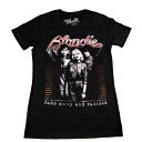 /BLONDIE ブロンディーFADE AWAY AND RADIATE Babydoll オフィシャル レディースバンドTシャツ【2枚までメール便対応可】