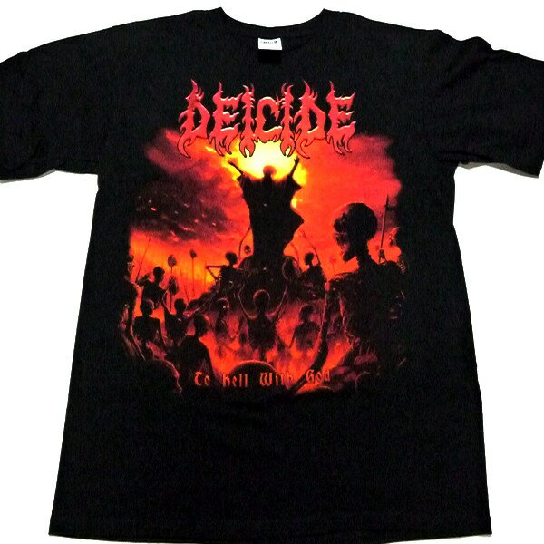 DEICIDEディーサイドTO HELL COVERオフィシャルバンドTシャツ