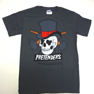 PRETENDERSプリテンダーズSKULLオフィシャルバンドTシャツ