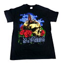 ☆☆☆【2枚までメール便対応可】SCORPIONS スコーピオンズSKULL AND ROSES オフィシャルバンドTシャツ 【あす楽対応】【正規ライセンス品】