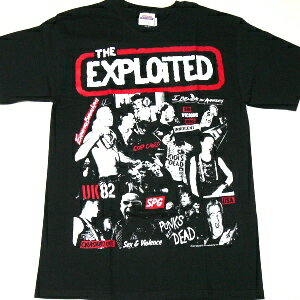 THE EXPLOTED〜エクスプロイテッド〜Collage/BLACK-パンクTシャツ