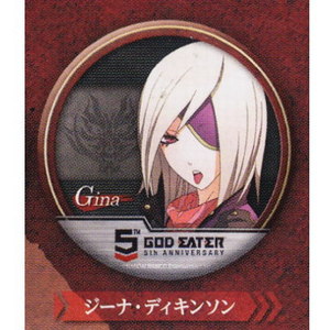 トレーディングバッジコレクション ゴッドイーター GOD EATER 5th ANNIVERSARY ジーナ・ディキンソン 単品 缶バッジ