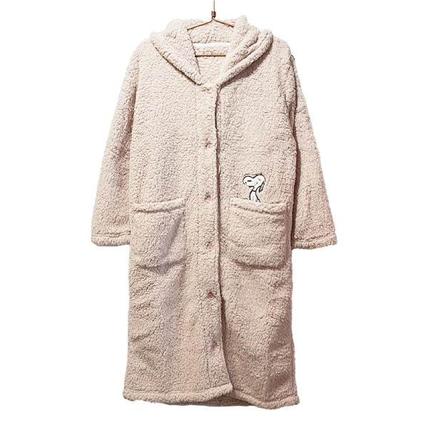 スヌーピー 着る毛布 (ピンク) Mサイズ アパレル ブランケット SNOOPY