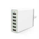 Anker PowerPort 6 Lite (30W 6ポート USB急速充電器)【PowerIQ & VoltageBoost搭載】 (ホワイト)