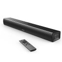 Soundcore Infini Mini (ホームシアター/Bluetooth対応サウンドバー by Anker)【 2.0ch / 光デジタル入力/ミュージック&ムービーモード搭載/リモコン付属】