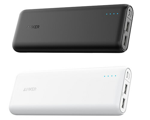 Anker PowerCore 20100 (20100mAh 2|[g e oCobe[)  PSEF؍/PowerIQ/}bgdグ iPhone&AndroidΉ (ubN)