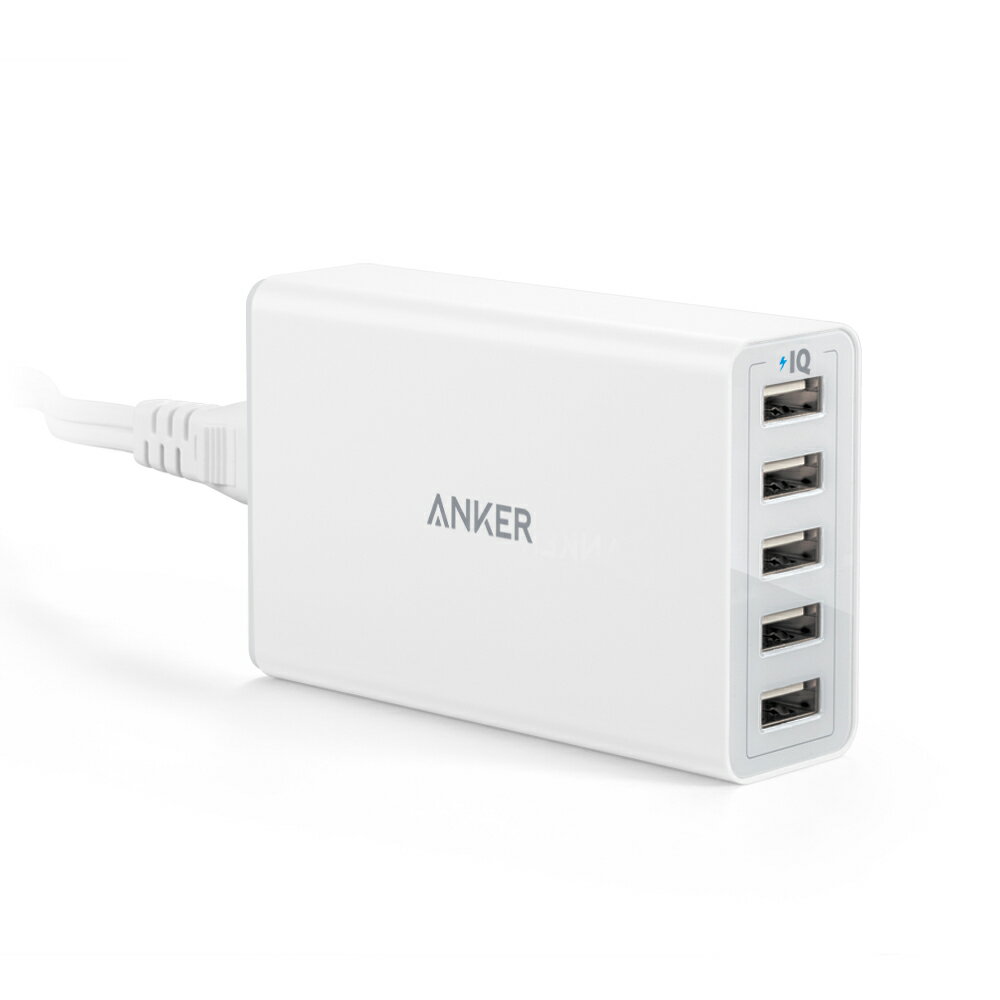 Anker PowerPort 5 40W5|[g USB}[d ACA v^ PowerIQ őo8A
