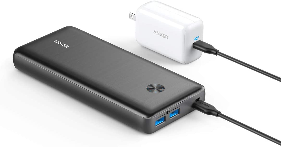 Anker PowerCore III Elite 25600 60W (PD対応 25600mAh 超大容量 モバイルバッテリー)【PowerIQ 3.0 (Gen2) / USB Power Delivery 対応/USB-C入出力ポート/低電流モード搭載/PSE認証済/USB-C急速充電器付属】MacBook Lenovo HP iPad iPhone Android 各種対応