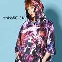 ankoROCK アンコロック メンズ パーカー レディース カットソー ユニセックス 服 ブランド 半袖 大きいサイズ ビッグシルエット カラフル ハデス 死神 ドクロ 髑髏