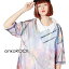 ankoROCK アンコロック ビッグ Tシャツ メンズ カットソー レディース ワンピース チュール ユニセックス 服 ブランド 半袖 大きいサイズ ビッグシルエット メッシュ 襟 襟付き カラフル ゾンビ