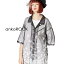 ankoROCK アンコロック シャツ メンズ 開襟シャツ レディース オープンカラーシャツ ユニセックス チュール 服 ブランド 半袖 大きいサイズ ビッグシルエット メッシュ 黒 ブラック プリント バラバラ パズル