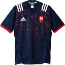 ☆adidas(アディダス) ラグビー ウェア 半袖シャツ メンズ フランス 1stジャージー BSN63-AZ5460