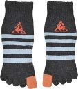 ◇ルコック スポーツソックス ジュニア ENFANT 5本指ソックス QB910165J-CMX