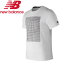 【メール便配送 代引不可】 ニューバランス DIGDEEP ヘザーテックショートスリーブTシャツ AMT83056-WT メンズ 2018年秋冬
