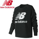 ニューバランス NBロゴクルー AWT83560-BK レディース 2018年秋冬