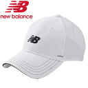 ニューバランステニス 帽子 キャップ メンズ テニスベーシックキャップ JACT6171-WT