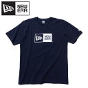 【メール便配送 代引不可】 ニューエラ コットン Tシャツ ボックスロゴ メンズ 11783007