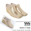 【全品ポイント5倍】7/22(土)10:00〜7/25(火)9:59 【2017春夏・新入荷】NO NAME【ノーネーム】MIWA-71838 ノーネーム シャイニーパンチングレザーウエッジサボ サボサンダル シューズ シャイニー きれいめ 靴 NO NAME 新作 春夏 送料無料 楽天分割カード