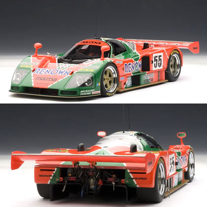 オートアート 1/18 マツダ 787B No.55 ルマン優勝車 1991 (優勝トロフィー付属) ※スペシャルパッケージ入