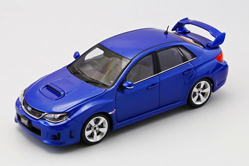 エブロ 1/43 スバル インプレッサ WRX STI 4ドア ブルー