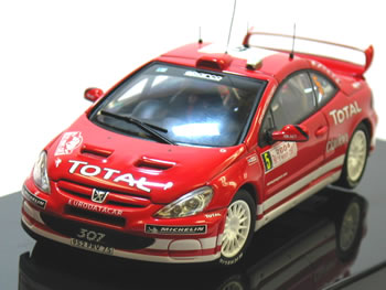 オートアート 1/43 プジョー307 WRC 2004 No.5 モンテカルロ