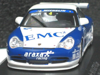 ミニチャンプス 1/43 ポルシェ911 GT3 2004 No.4 Carrera Cup