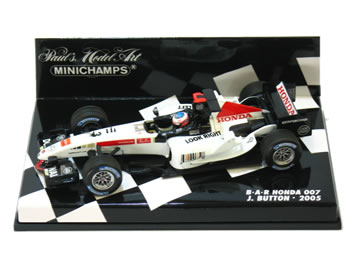 ミニチャンプス 1/43 BAR ホンダ 007 J.バトン 2005