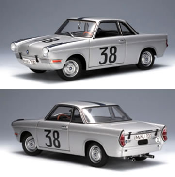 オートアート 1/18 BMW 700 レーンシュポルト クーペ No.38 インスブルック 1960