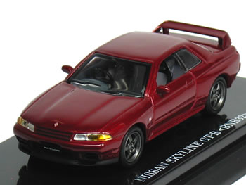 京商 1/64 スカイライン R32 GT-R レッド