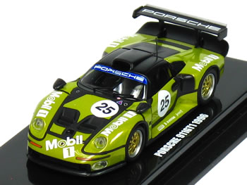 京商 1/64 ポルシェ 911 GT1 予備予選仕様 No.25 ルマン 1996