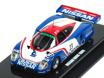 京商 1/64 NISSAN R89C CALSONIC No.23 ルマン 1989