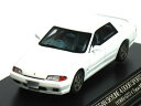 ハイストーリー 1/43 スカイライン GTS-t タイプM 4ドア (R32) クリスタルホワイト