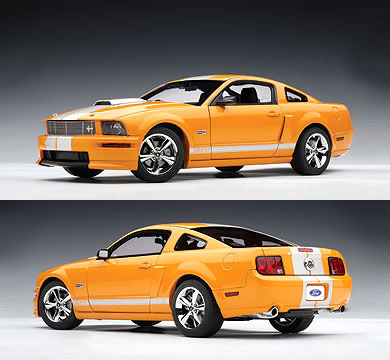 オートアート 1/18 シェービー GT 2007 アピアランス・パッケージ オレンジ (シルバーストライプ)